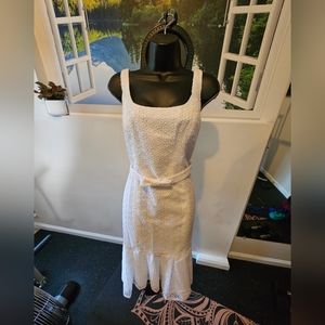 Priscilla of Boston - White Dress - Size 8 New without tags